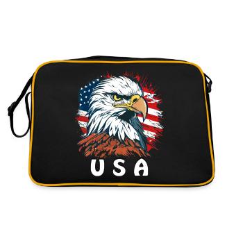 SEEADLER - Retro Tasche - Schwarz/Gold - Hinten