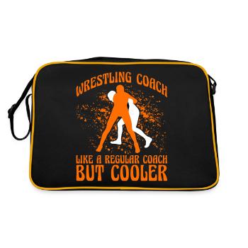 Wrestling Coach like a regular Coach but cooler - Retro Bag - black/gold - Back