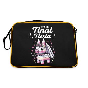 Spinster - Retro Bag - black/gold - Back