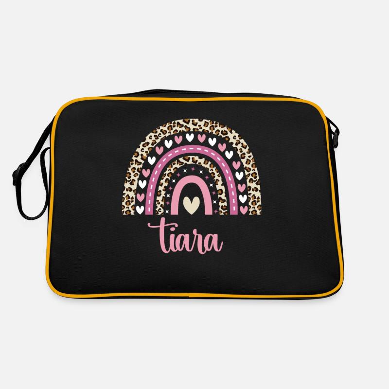 Tiara Regenbogen Name Geburtstag Tiara Retro Tasche