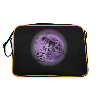 Wrestling - Retro Bag - black/gold - Back