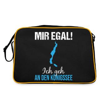 Décision Königssee - Faites-le ! - Sac Retro - noir/or - Dos