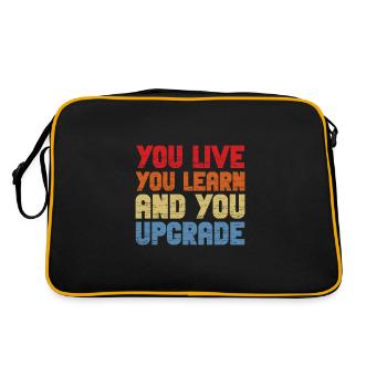 Divorce Separation End Relationship Gift - Retro Bag - black/gold - Back
