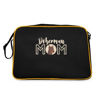 Doberman - Retro Bag - black/gold - Back