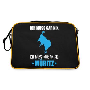 Müritz Necessity - Nothing Else Matters - Retro Bag - black/gold - Back