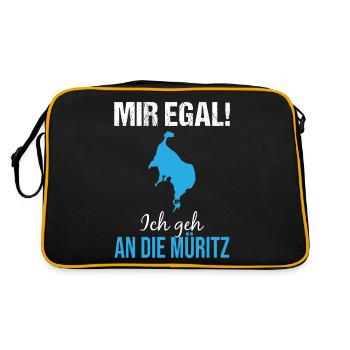 Détermination de Müritz : En route pour le lac ! - Sac Retro - noir/or - Dos