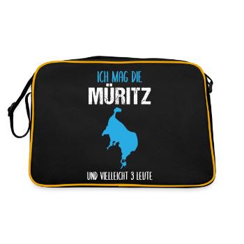 Müritz & 3 Friends - That's all it takes! - Retro Bag - black/gold - Back