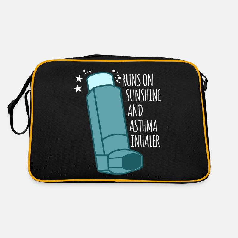 Asthma Inhaler Asthmatic Retro Tasche