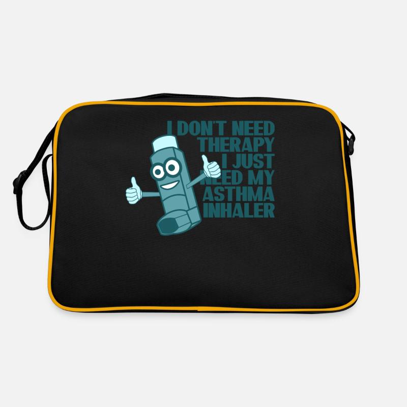 Asthma Inhaler Joke Asthmatics Asthmatic Retro Tasche