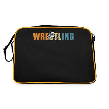 Wrestling - Retro Bag - black/gold - Back