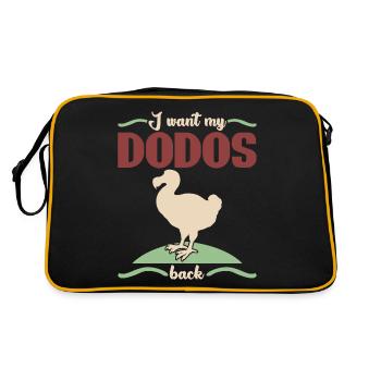 Dodo Dodos - Sac Retro - noir/or - Dos