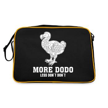 Dodo Blague Dodos - Sac Retro - noir/or - Dos