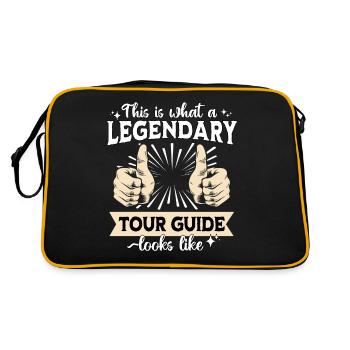 Legendary Tour Guide - Retro Bag - black/gold - Back