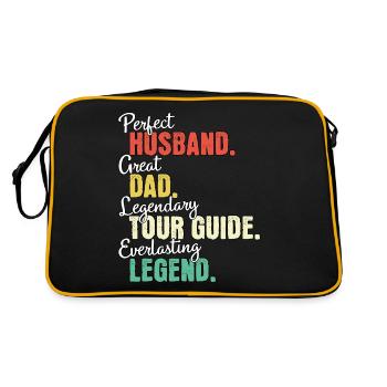 Tour Guide Dad - Retro Bag - black/gold - Back
