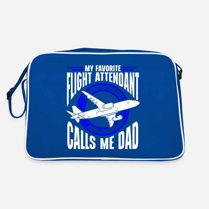 Don't Make Me Use My Flight Attendant Voice Retro Tasche