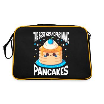 Amateur de cuisine de crêperie - Sac Retro - noir/or - Dos
