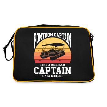 Ponton Bateau Ponton Capitaine - Sac Retro - noir/or - Dos
