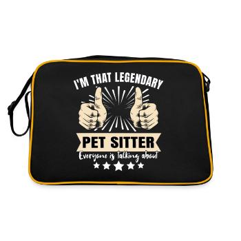 Gardien d’animaux légendaire - Sac Retro - noir/or - Dos