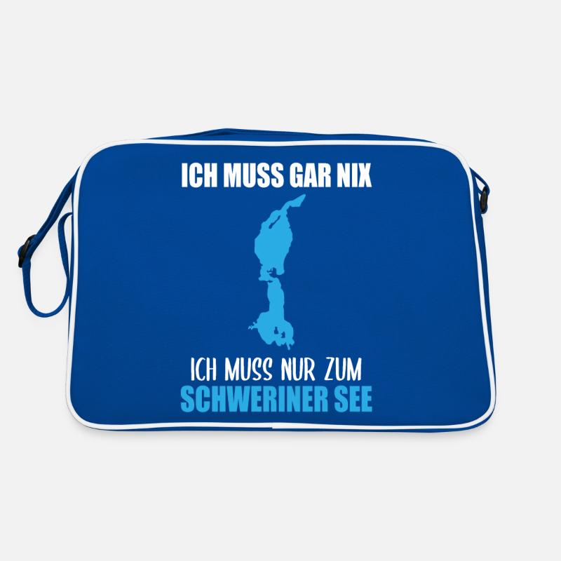 Nur Ich und der Schweriner See Retro Tasche