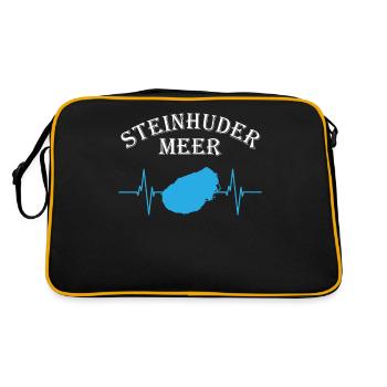 Steinhuder Meer Heartbeat Pure Nature - Retro Bag - black/gold - Back