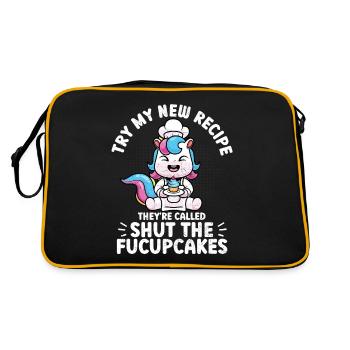 Cupcake - Retro Bag - black/gold - Back