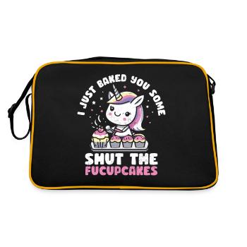 Cupcake - Retro Bag - black/gold - Back