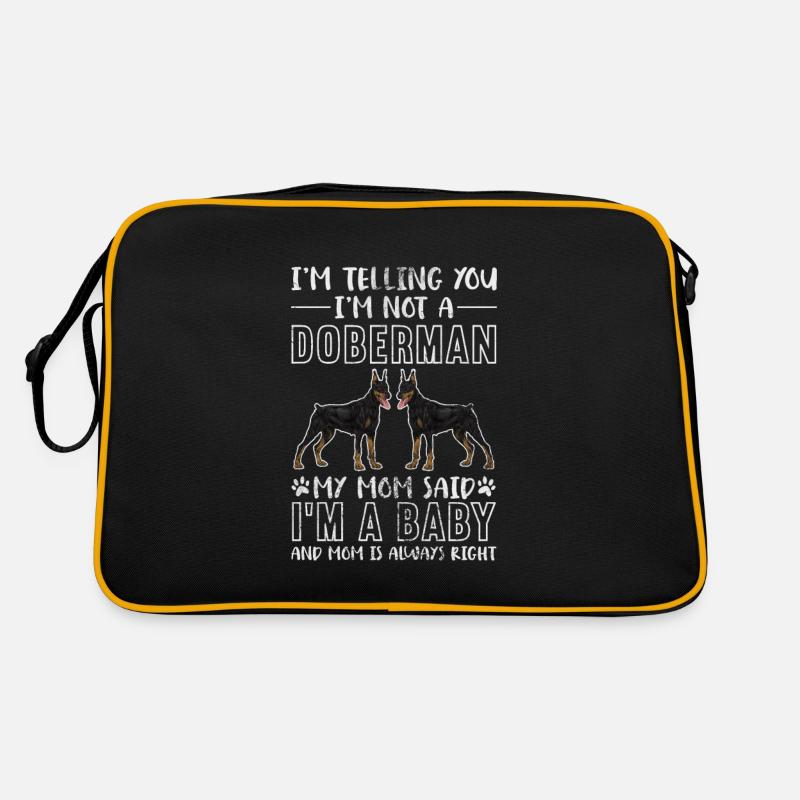 Dobermann Retro Tasche