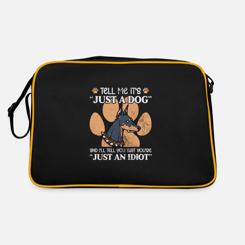 Dobermann Retro Tasche