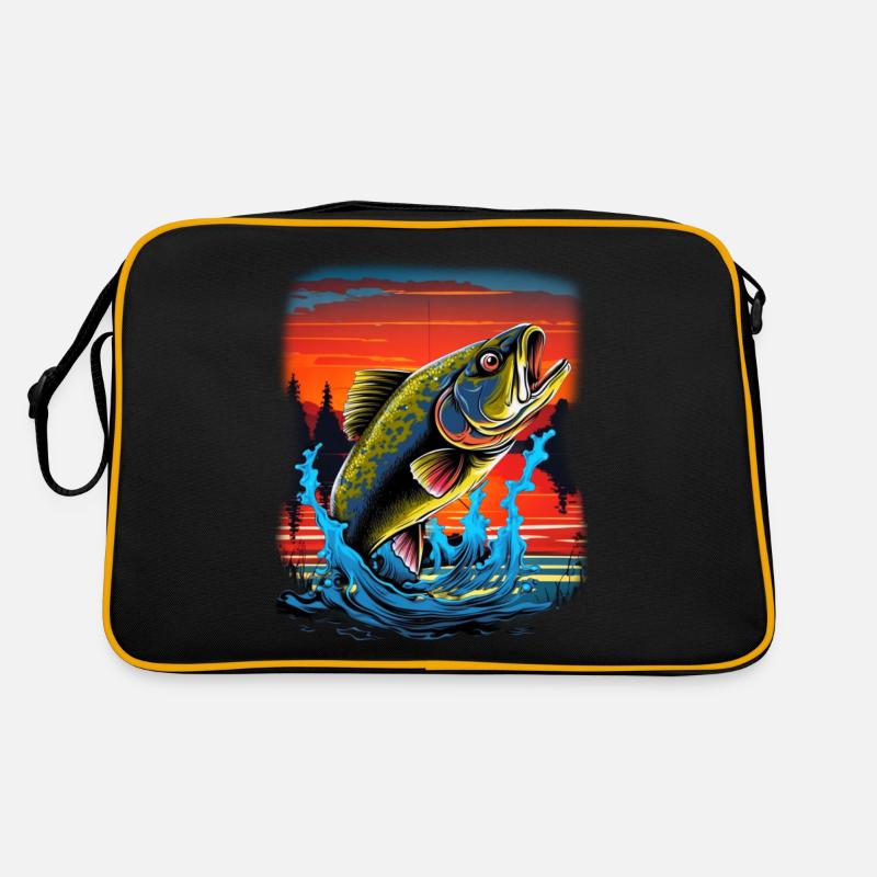 Bass Fish Retro Bag