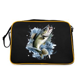 Poisson bar - Sac Retro - noir/or - Dos