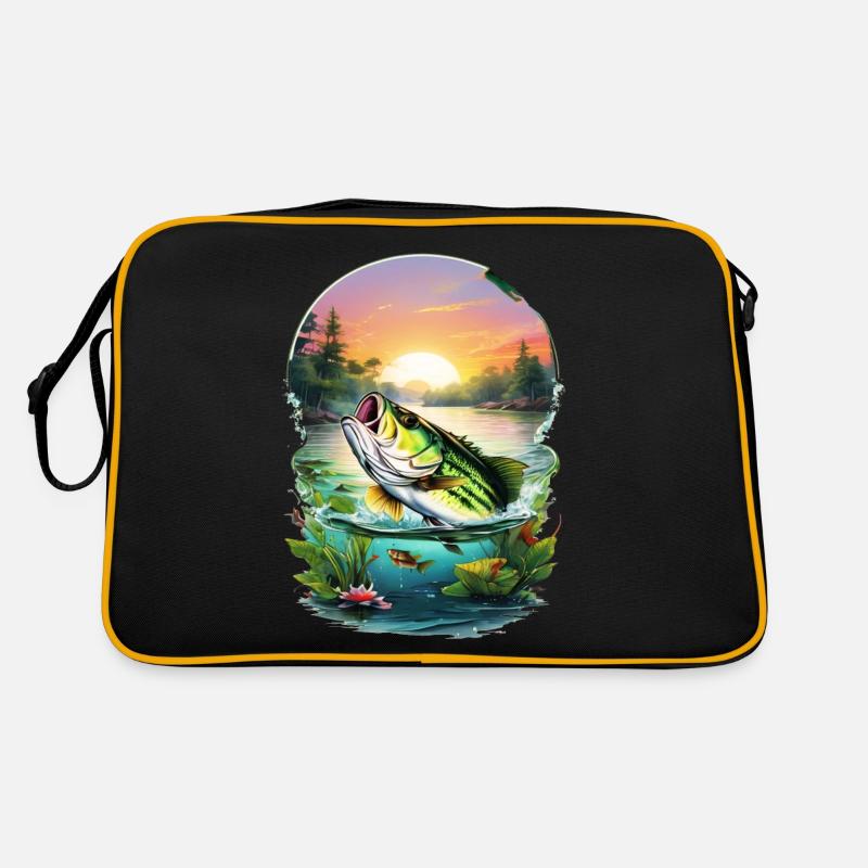Bass Fish Retro Bag
