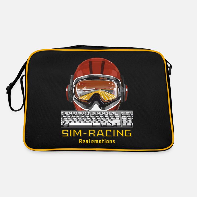 SIM RACING Real emotions Retro Tasche