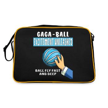GAGA BALL EXCITEMENT UNLEASHED - Retro Bag - black/gold - Back