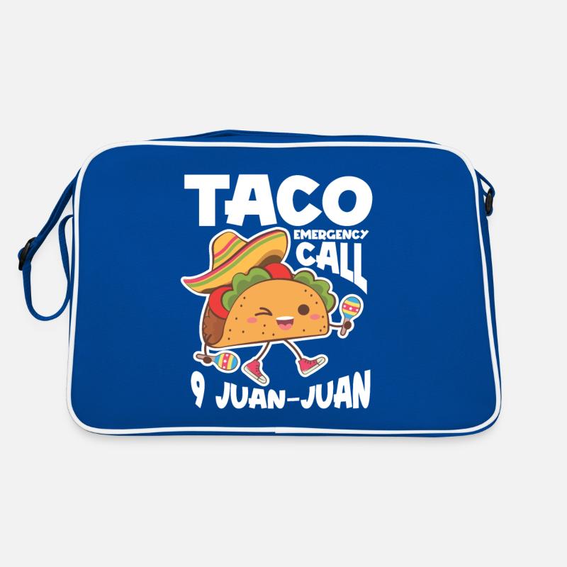 Funny Taco Retro Bag