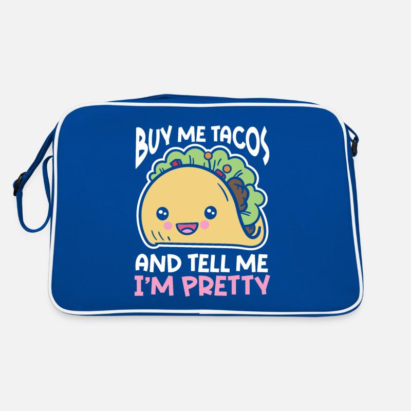 Funny Taco Retro Bag