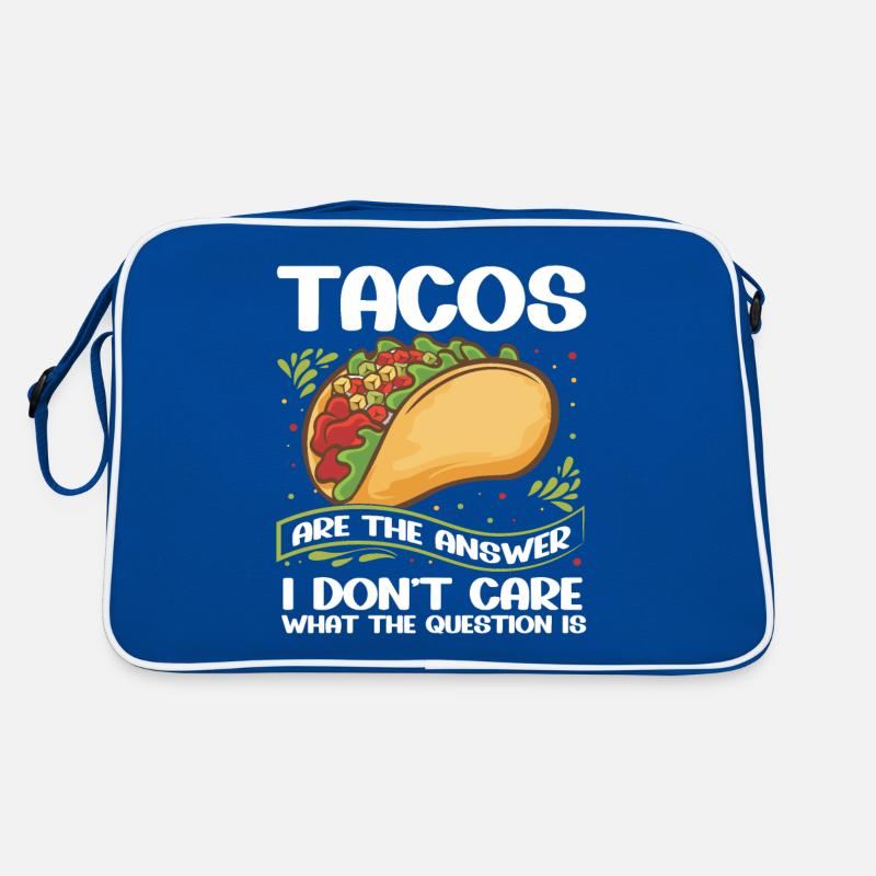 Funny Taco Retro Bag
