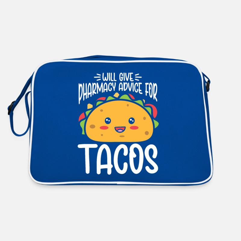 Funny Taco Retro Bag