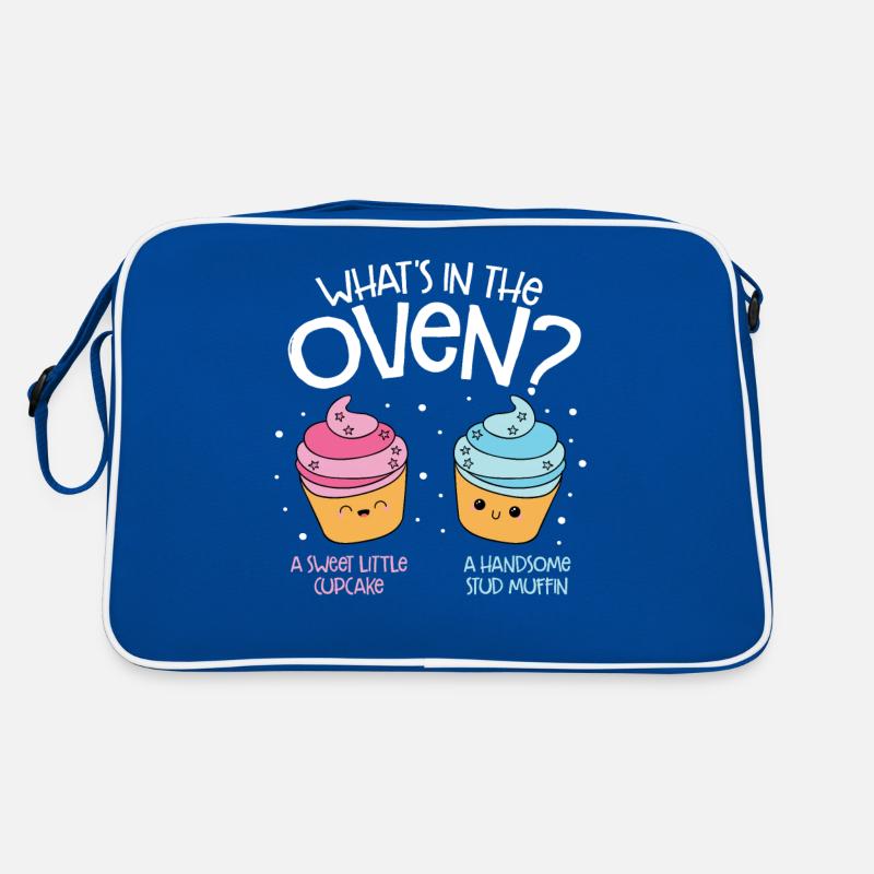 Cupcake Muffin Backen Geschenk Retro Tasche