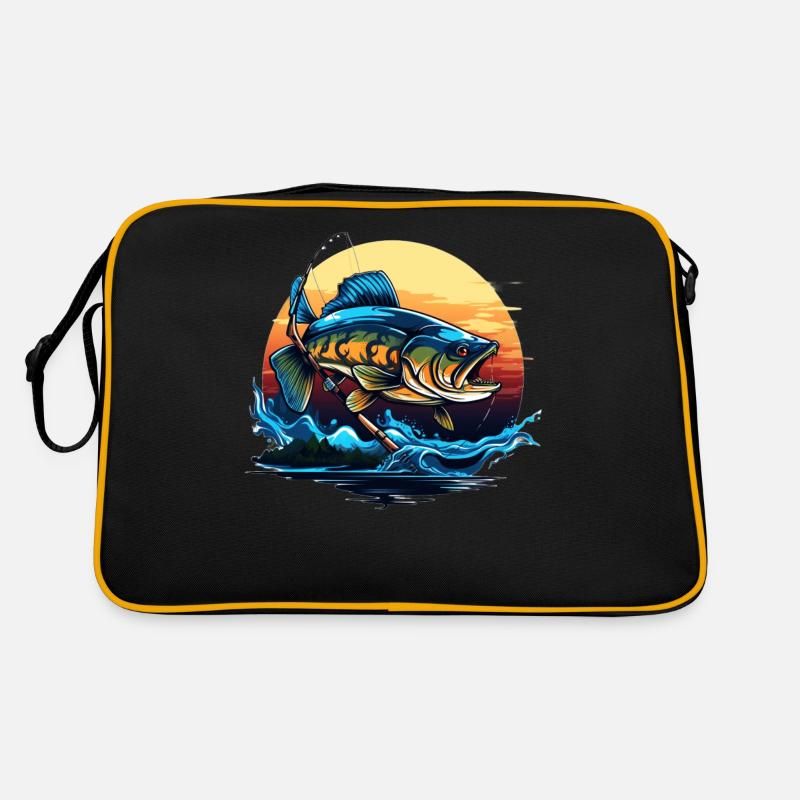 Bass Fish Retro Bag