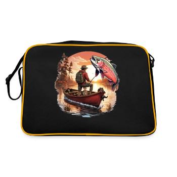 Poisson bar - Sac Retro - noir/or - Dos