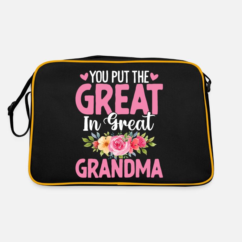 Du steckst das Große in die Urgroßmutter Lustig Retro Tasche