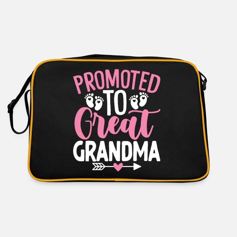 Befördert zur Urgroßmutter Funny Mamaw Retro Tasche