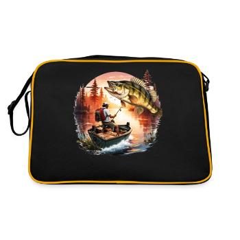 Poisson bar - Sac Retro - noir/or - Dos