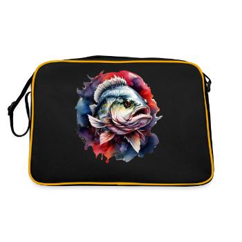 Poisson bar - Sac Retro - noir/or - Dos
