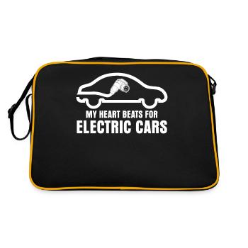 Electric Vehicle Electric Car - Retro Tasche - Schwarz/Gold - Hinten