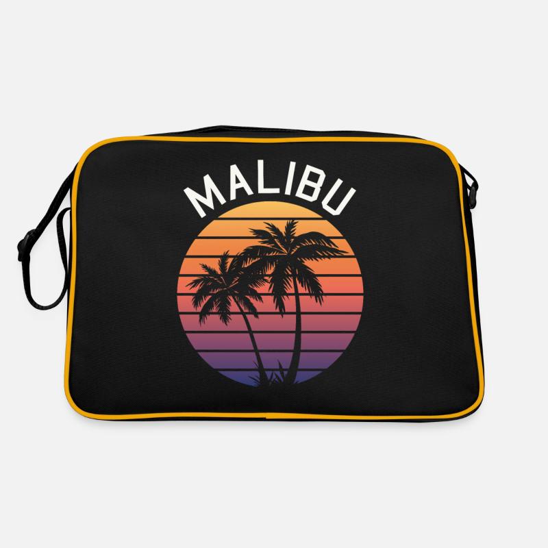 Neon Malibu Palm Retro Style Retro Bag