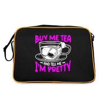 Buveur de thé Thé - Sac Retro - noir/or - Dos