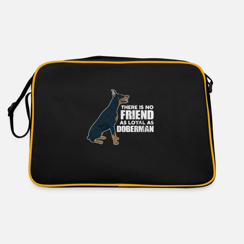 Dobermann Retro Tasche