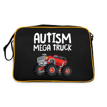 Journée de sensibilisation à l’autisme Cadeau autiste - Sac Retro - noir/or - Dos