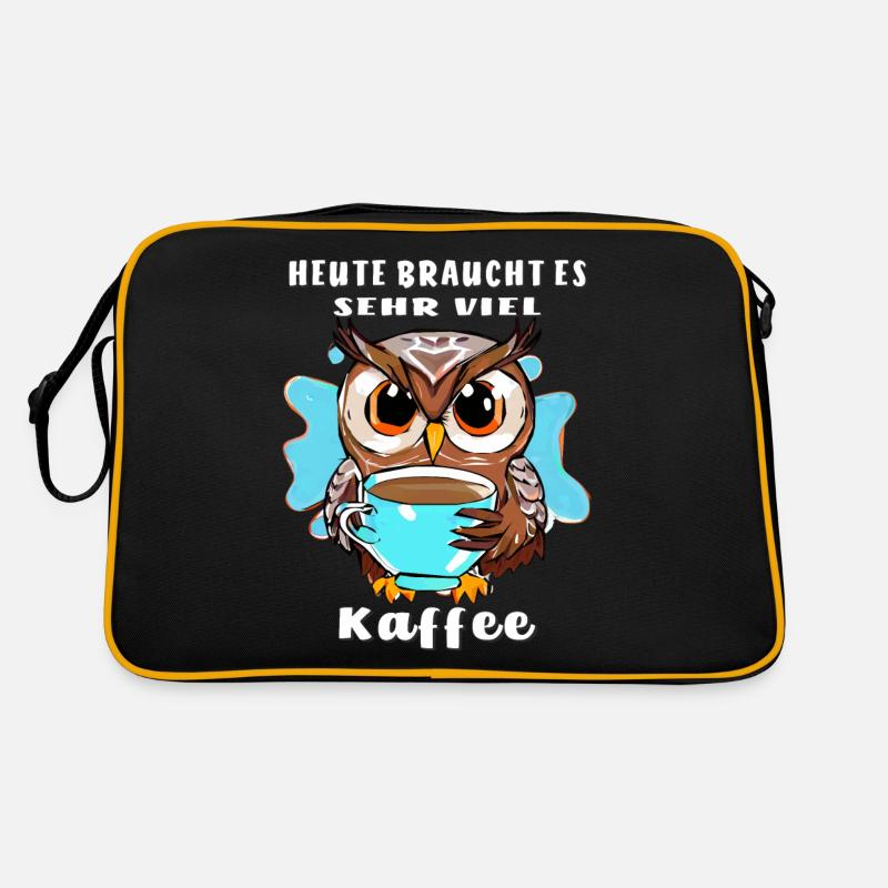 CHOUETTE BEAUCOUP DE CAFÉ Sac Retro